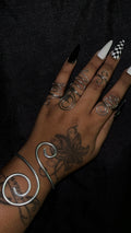 5 piece silver set