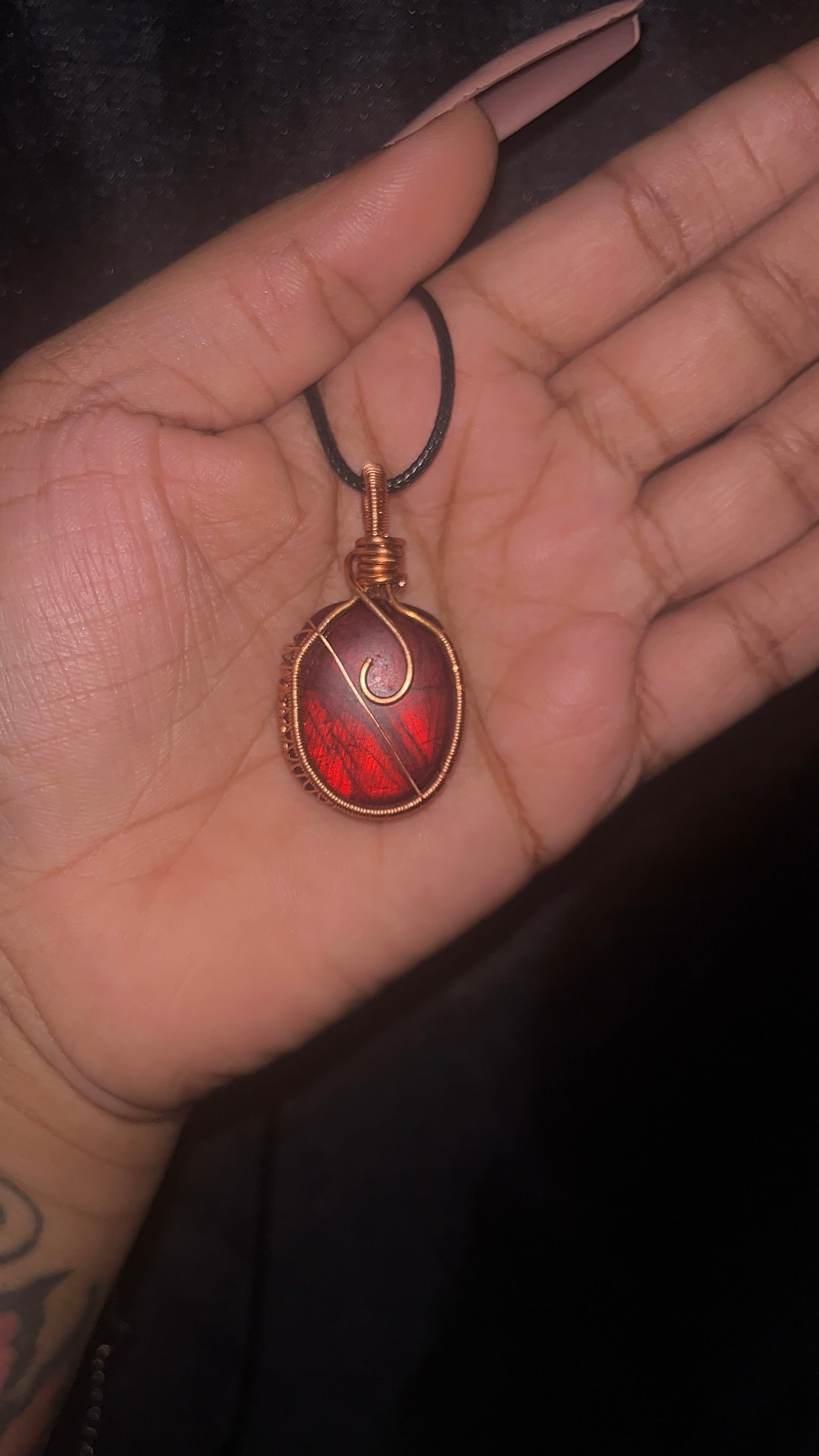 Red Labradorite