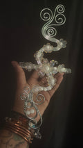 Silver snow arm cuff