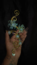 Kids teal butterfly cuff