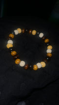 Wooden bead anklet
