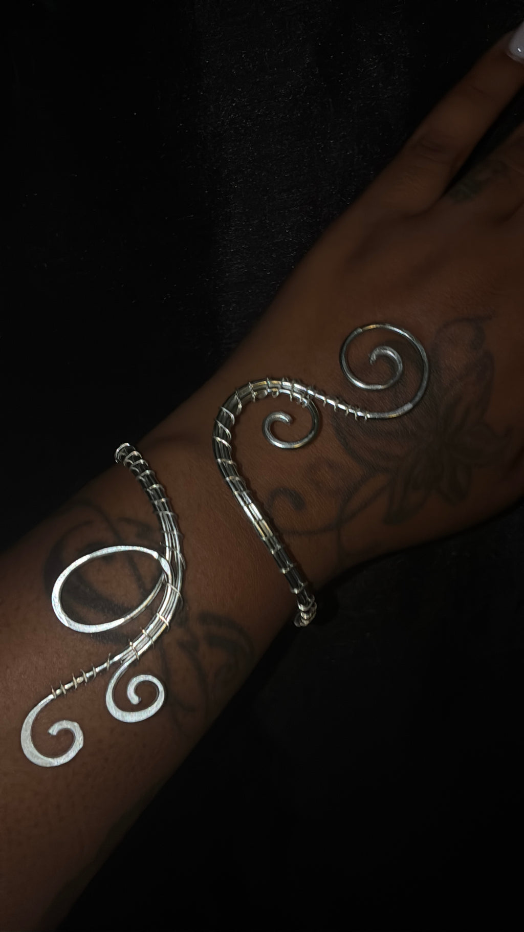 Sliver wrist Cuff