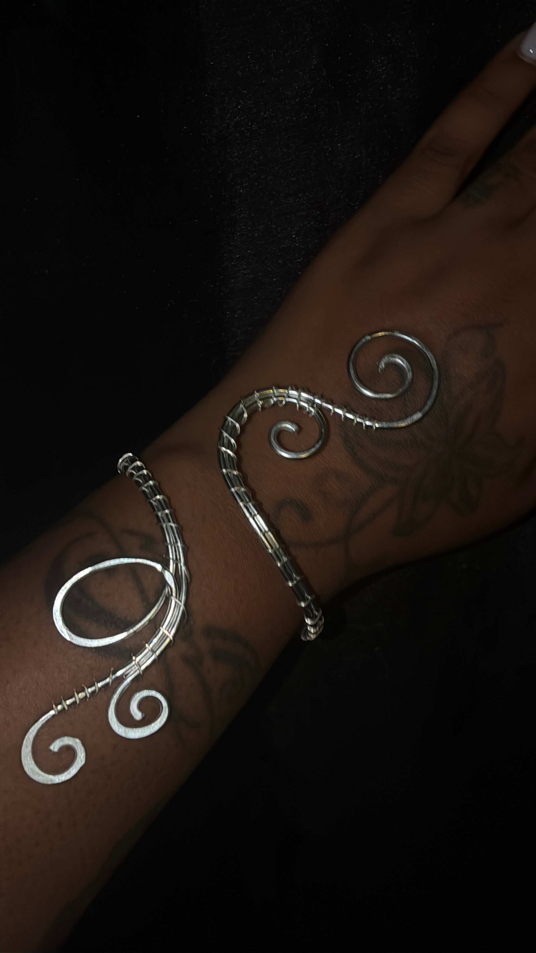 Sliver wrist Cuff