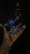 Purple blueberry arm cuff