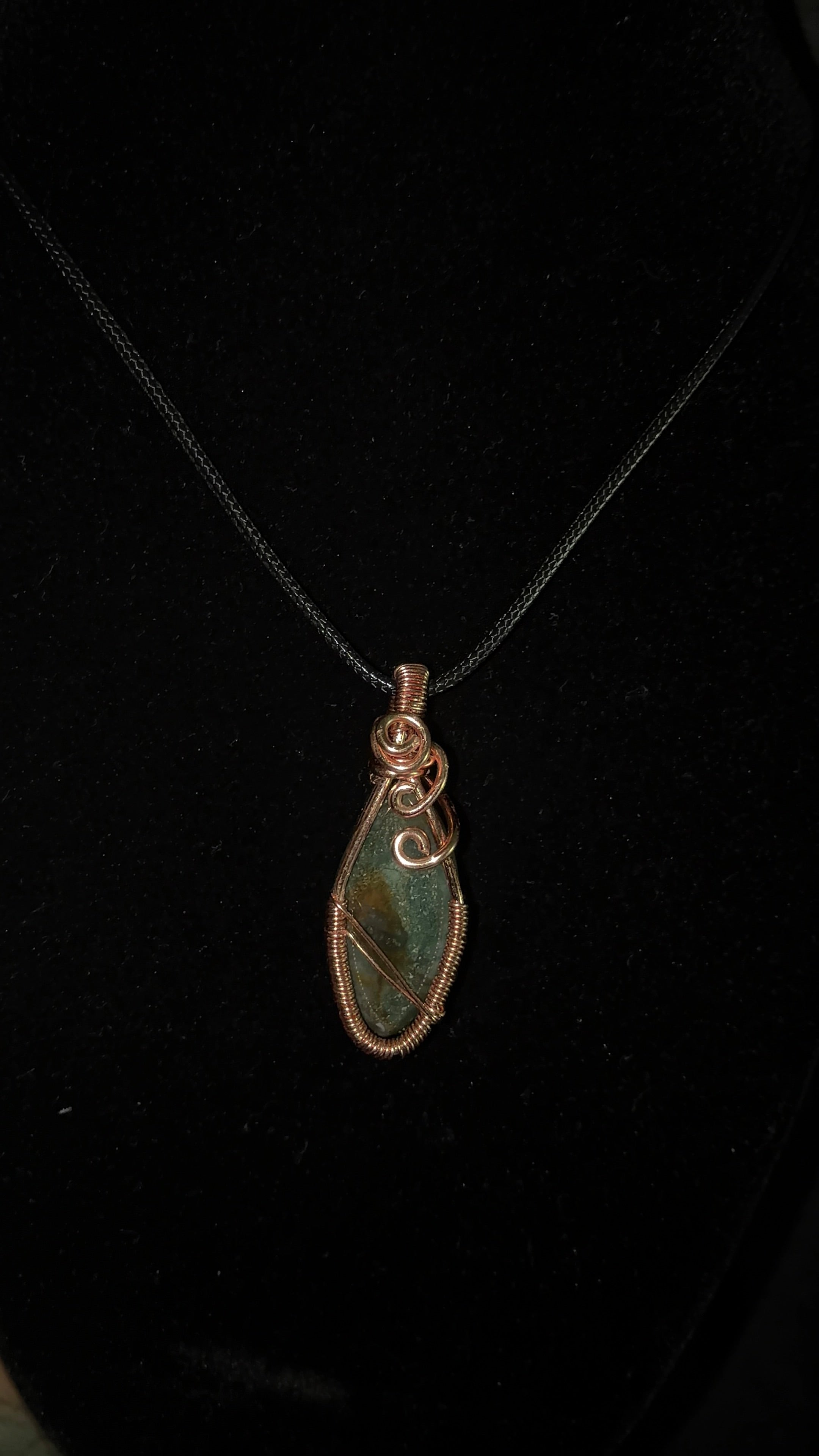 Bloodstone pendant