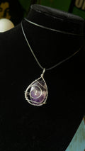 Amethyst Pendant in silver