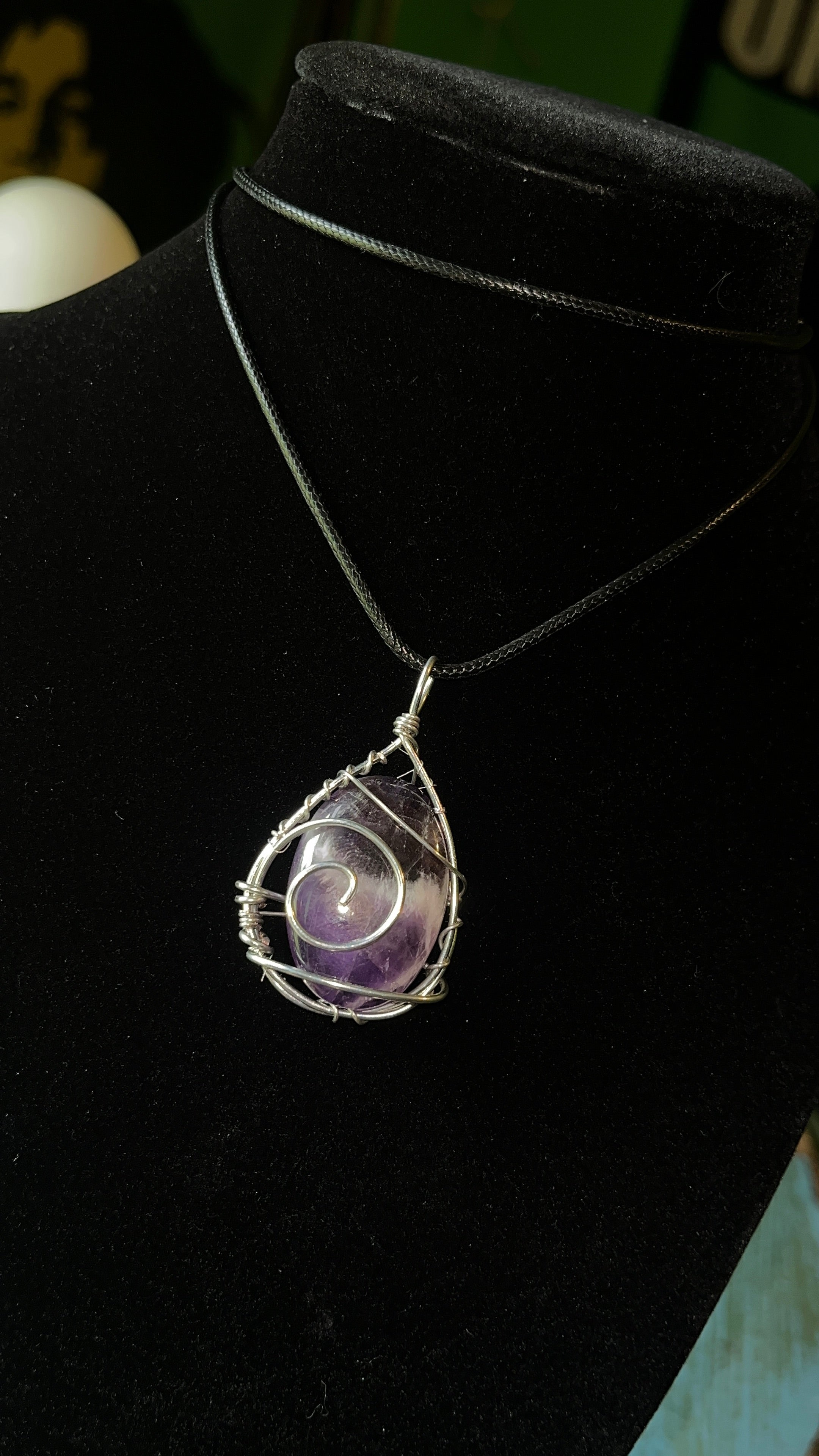 Amethyst Pendant in silver