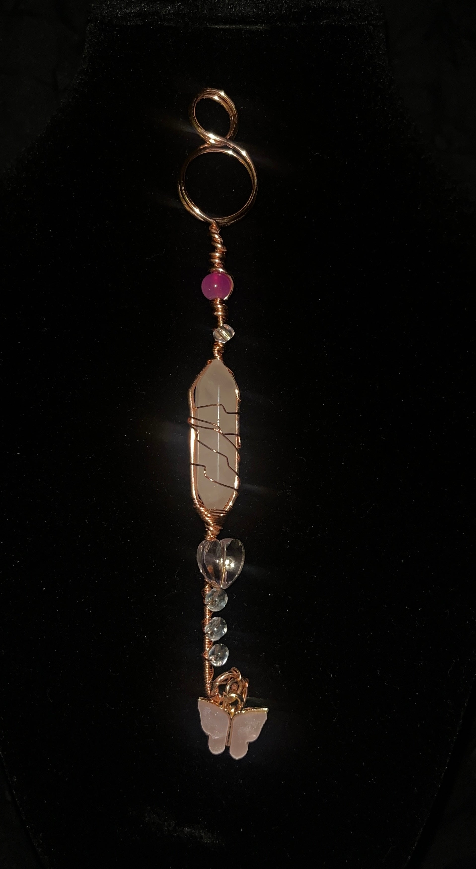 Rose Quartz blunt wand