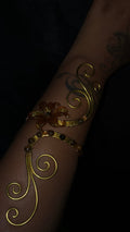 Tigers Eye wrist cuff