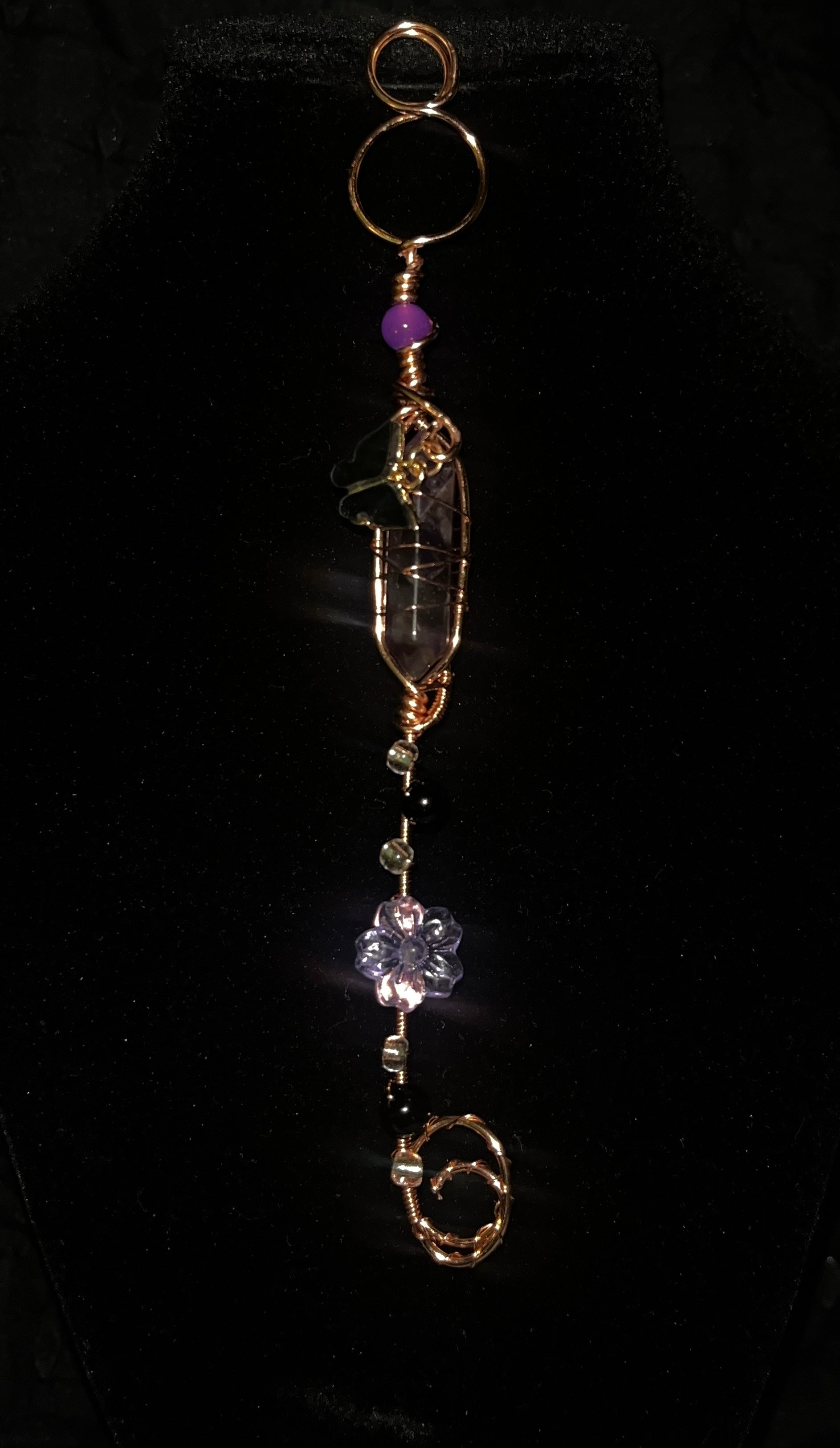 Amethyst blunt wand
