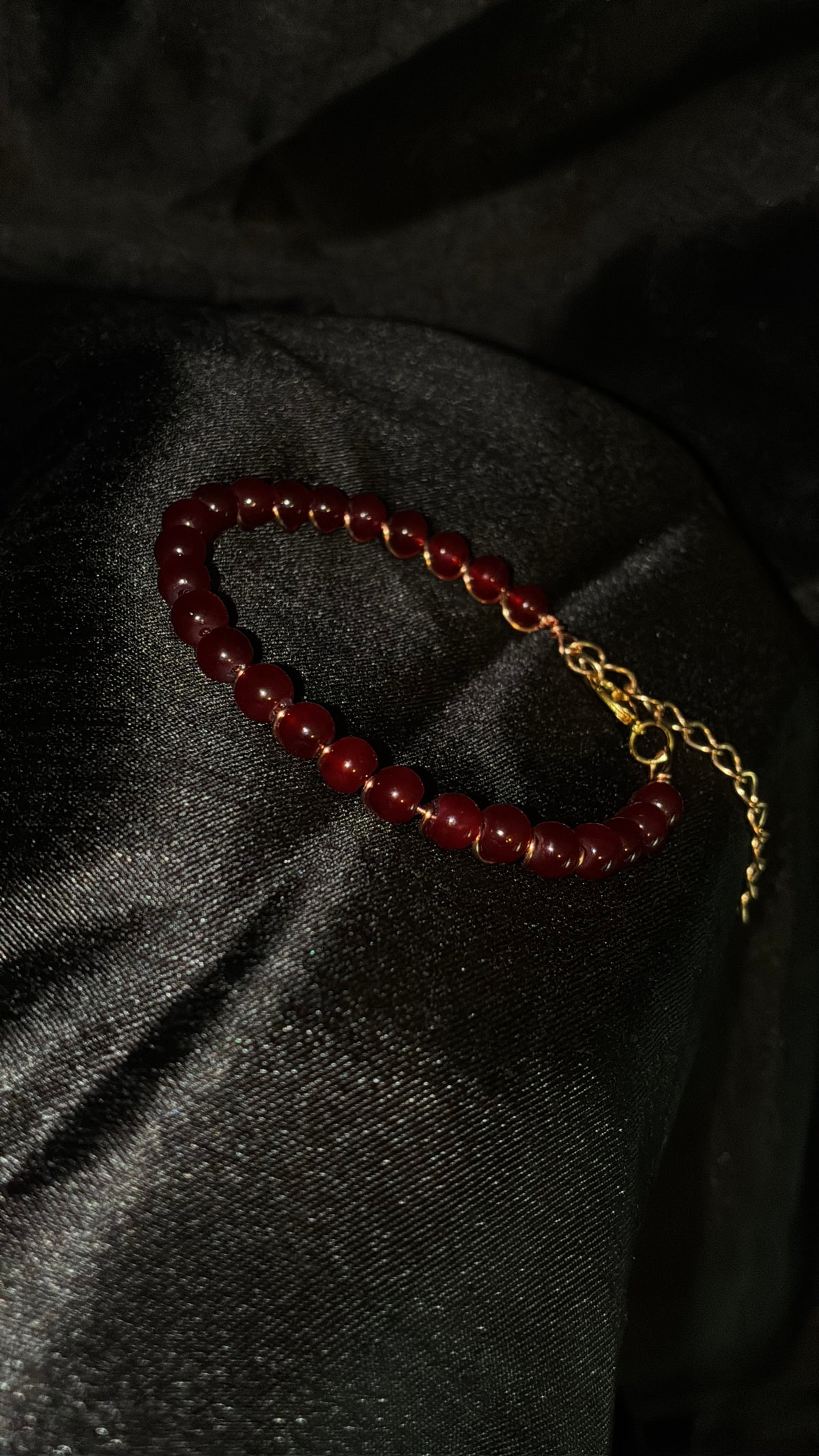 Cherry red bracelet