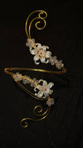 White gold arm cuff