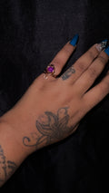 Purple copper ring