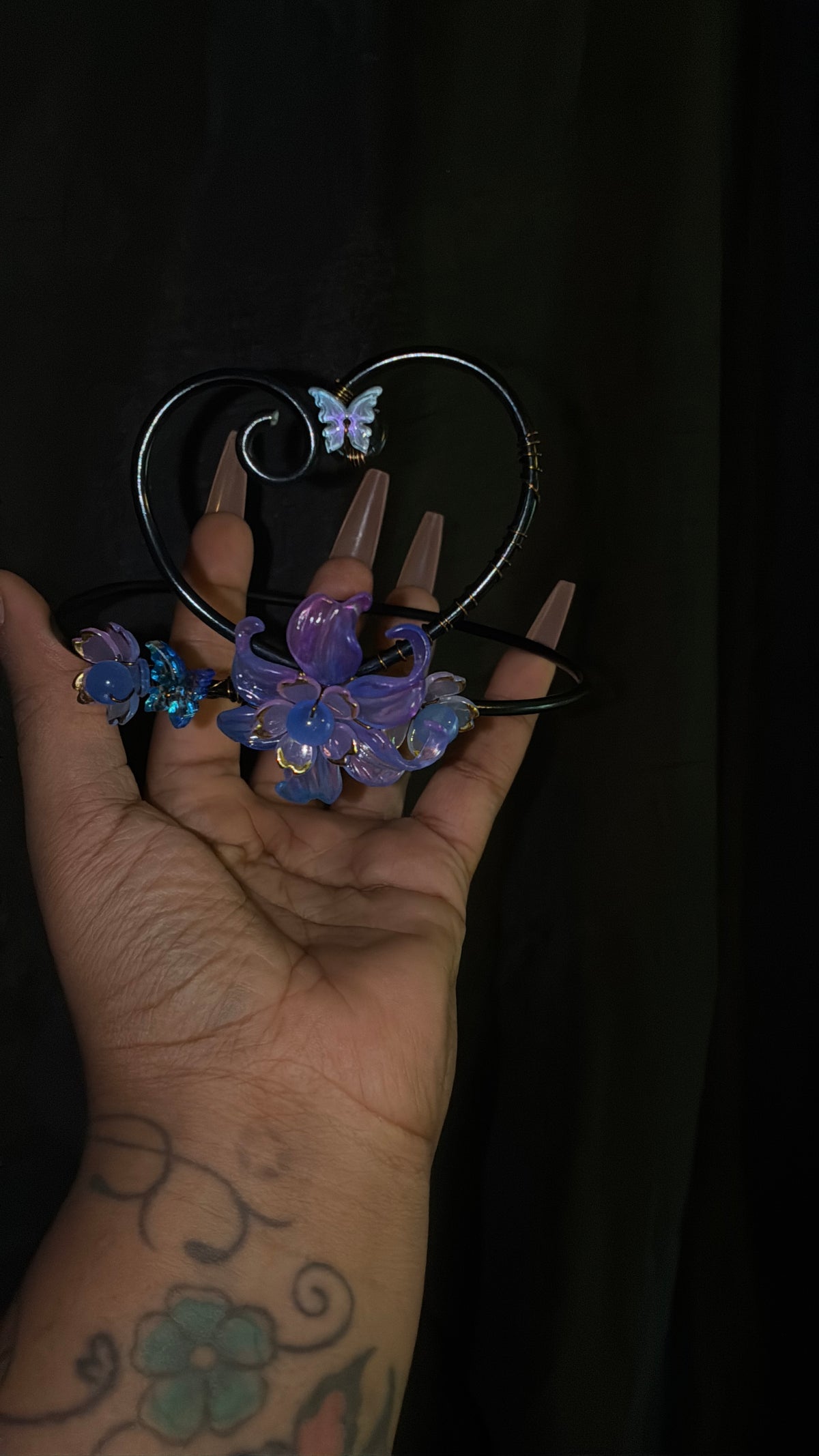 Butterfly in the galaxy arm cuff