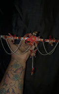 Carnelian Butterfly thigh cuff