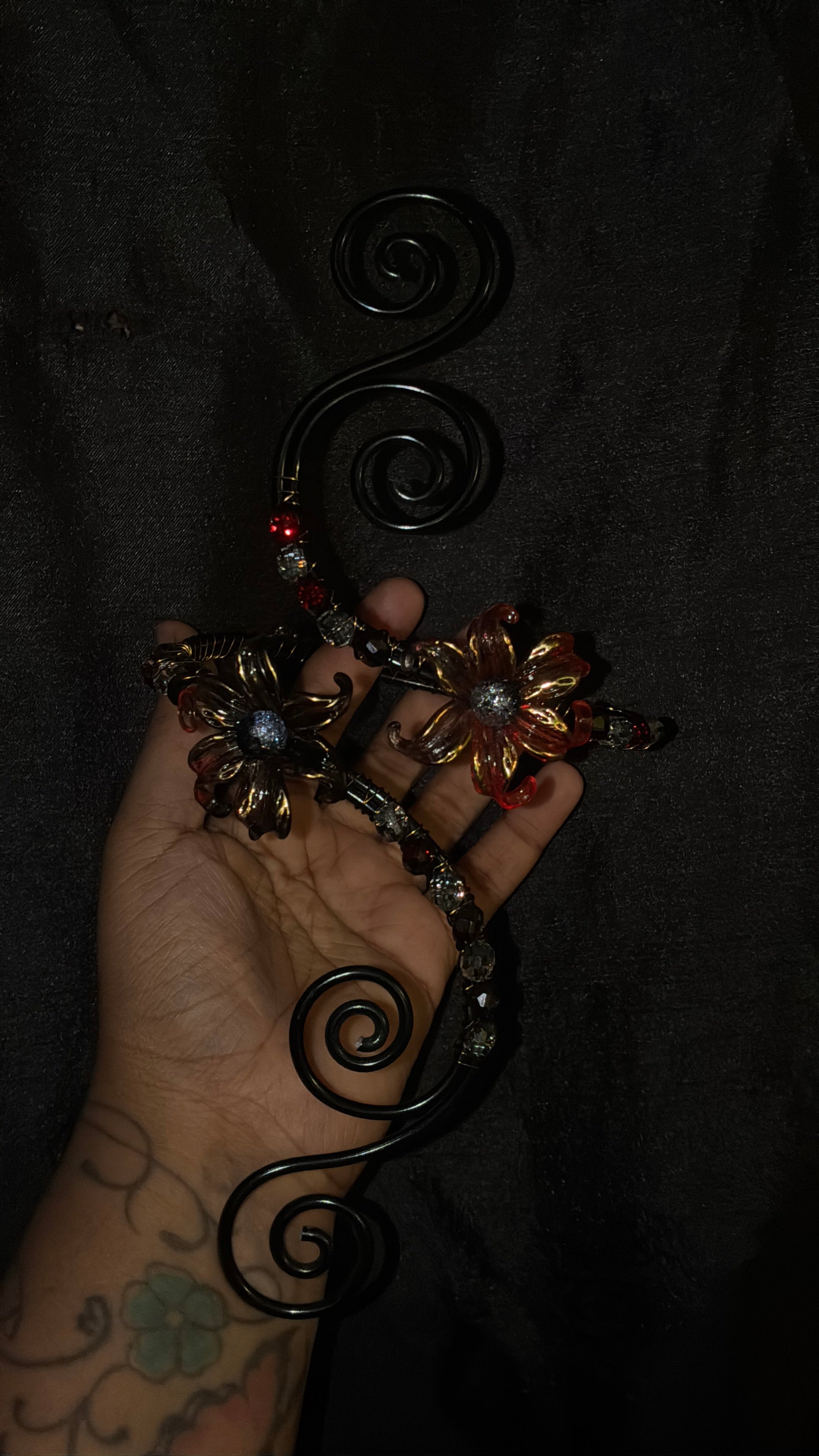 Dark angle arm cuff