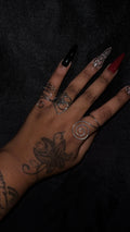 Silver ring set