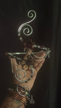 Dark lilies arm cuff