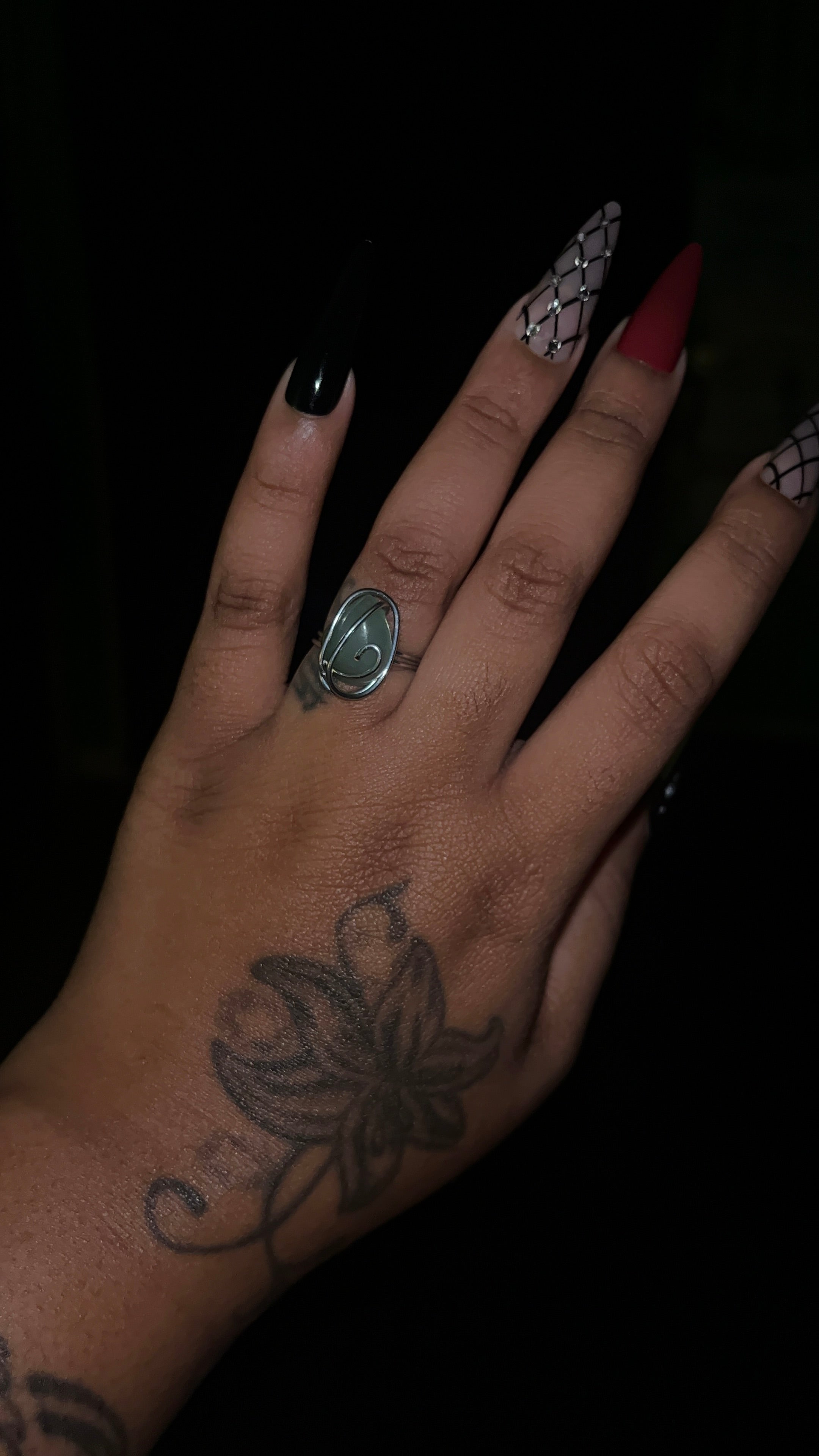 Green Aventurine Ring