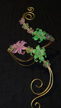 Pink lemon lime arm cuff