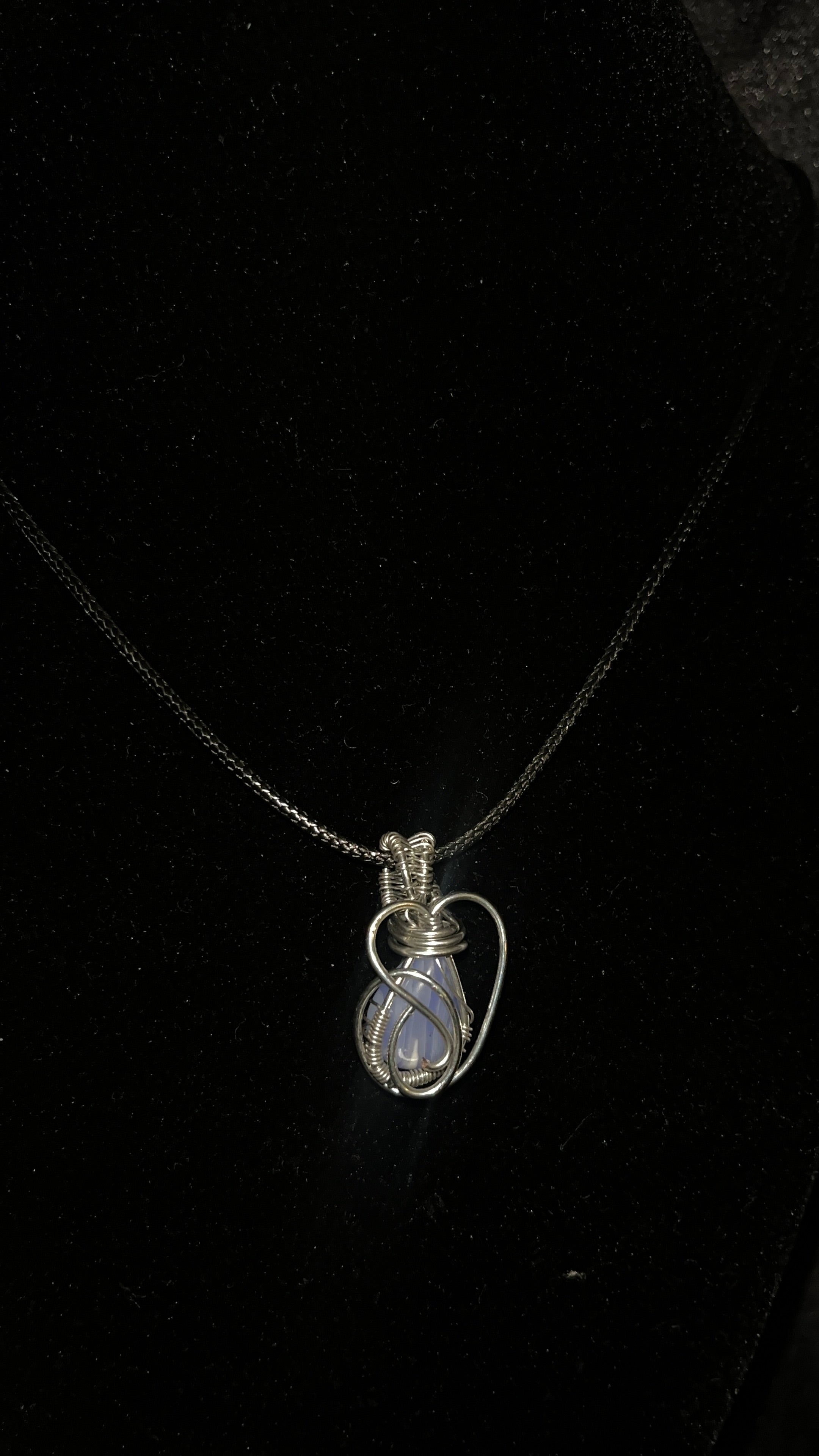 Blue Lace Agate Pendant