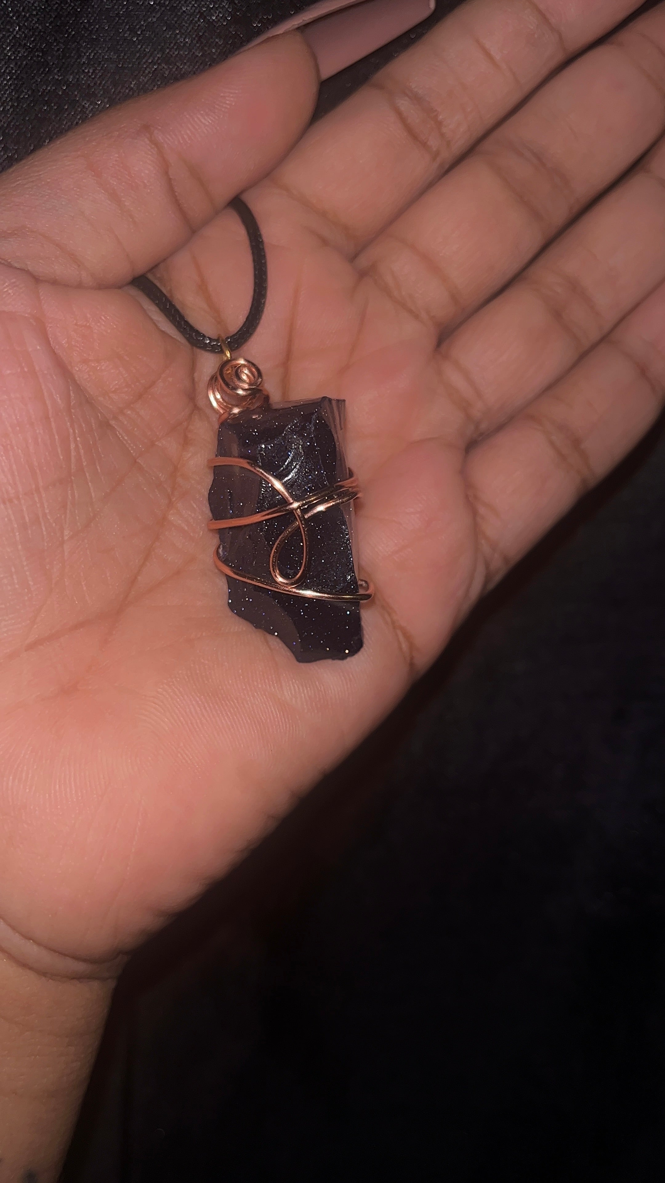 Blue goldstone