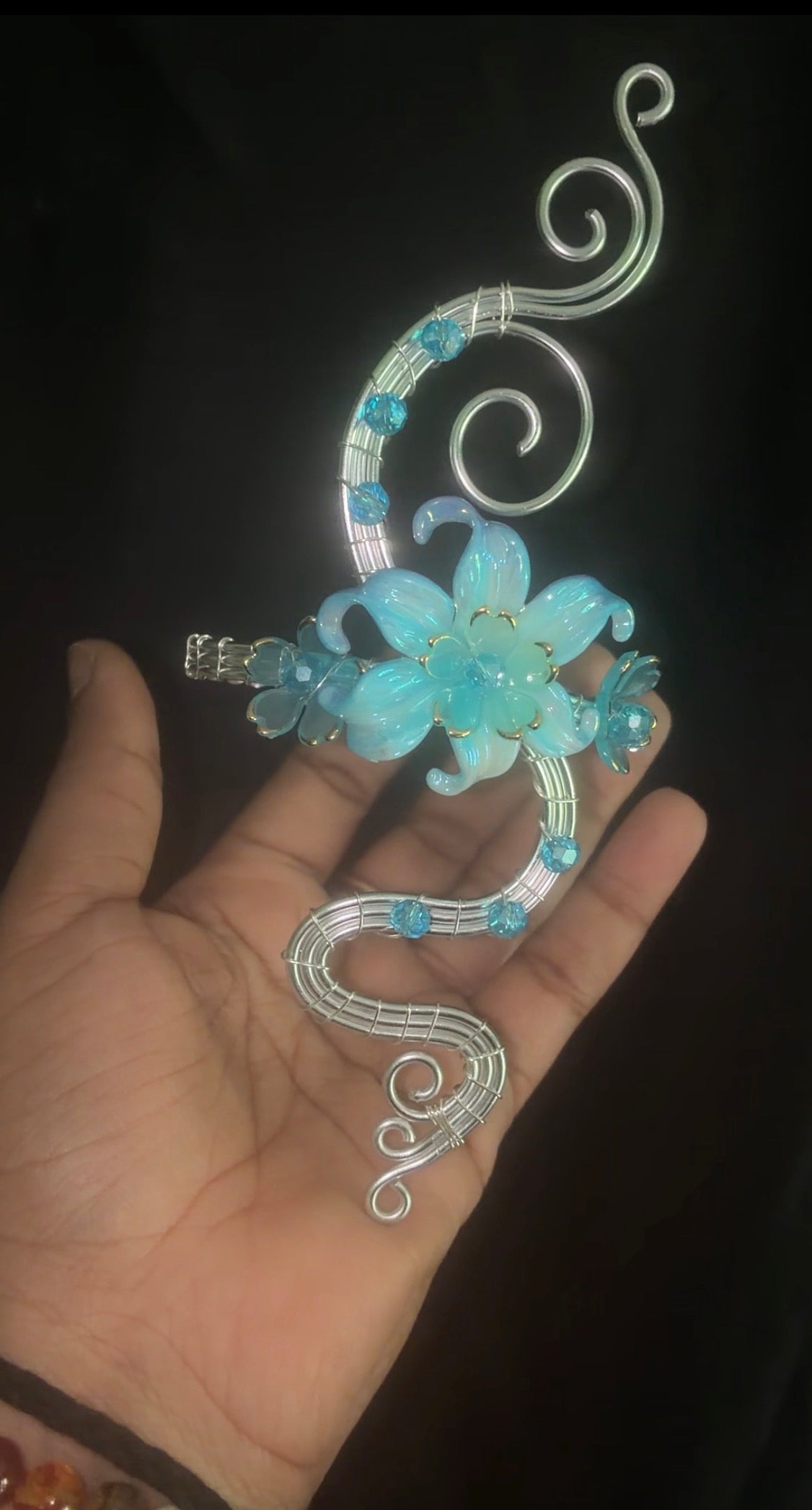 Blue Dream wrist cuff