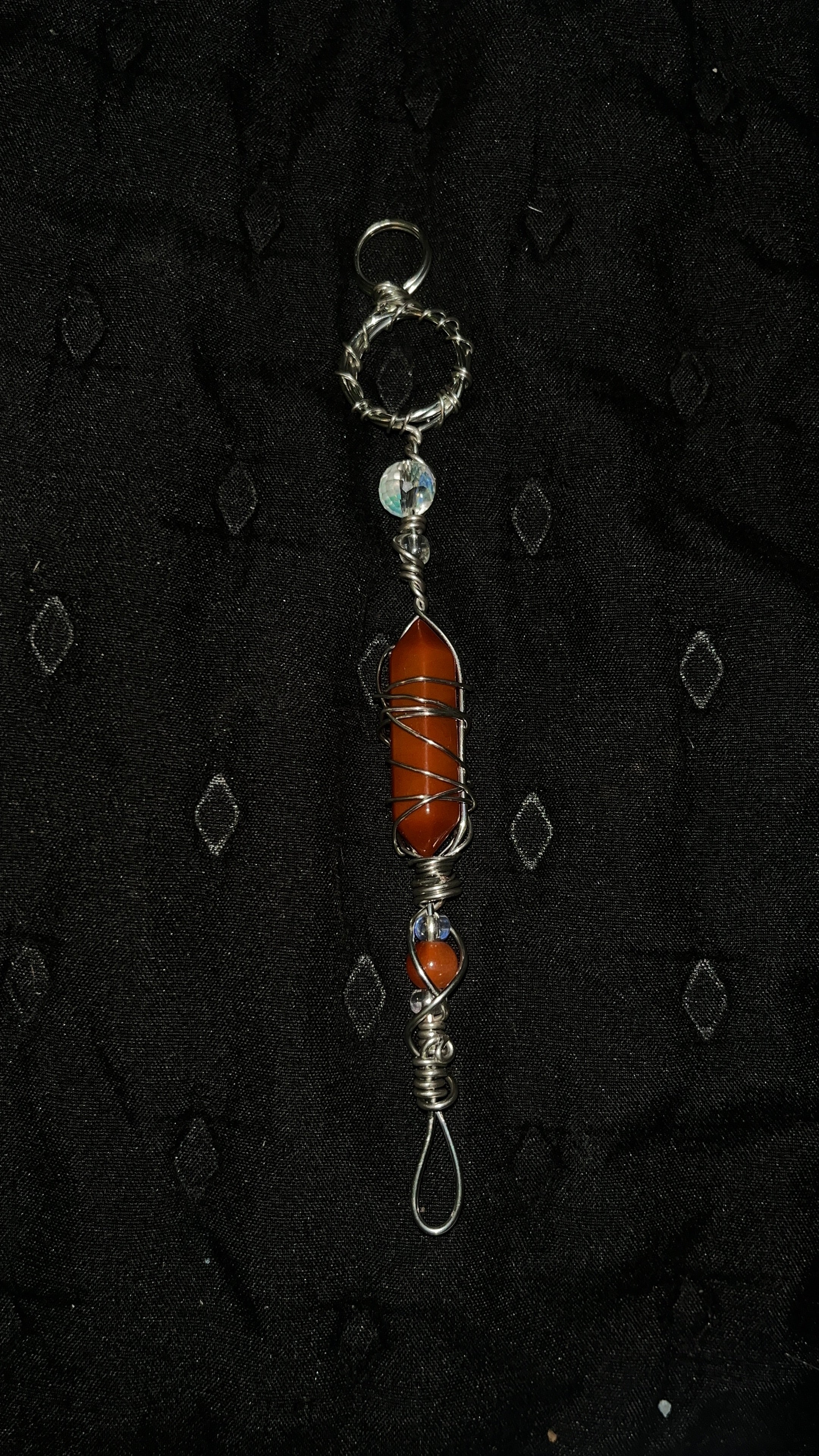 Carnelian mini blunt wand