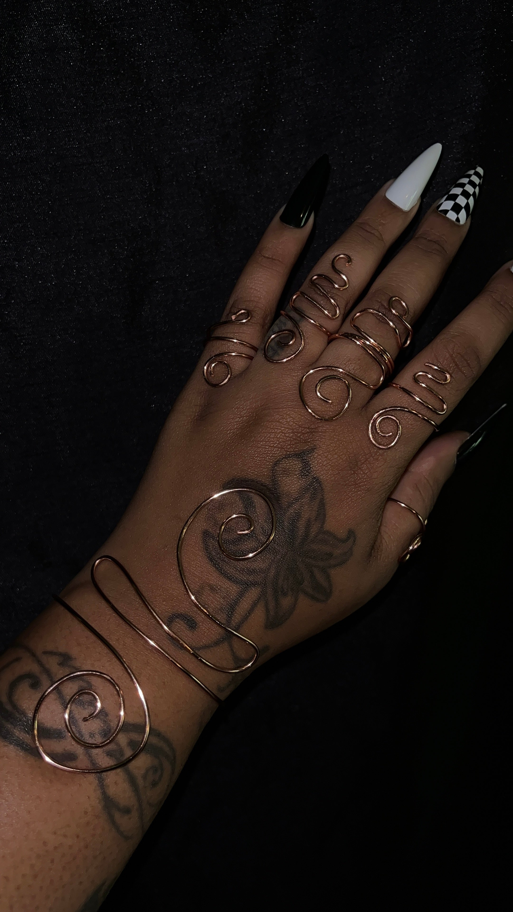 6 piece copper set