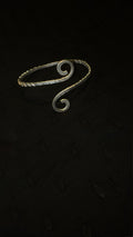 Hammered sliver bracelet/cuff