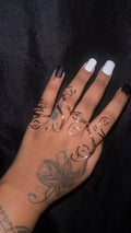 4 piece copper ring set