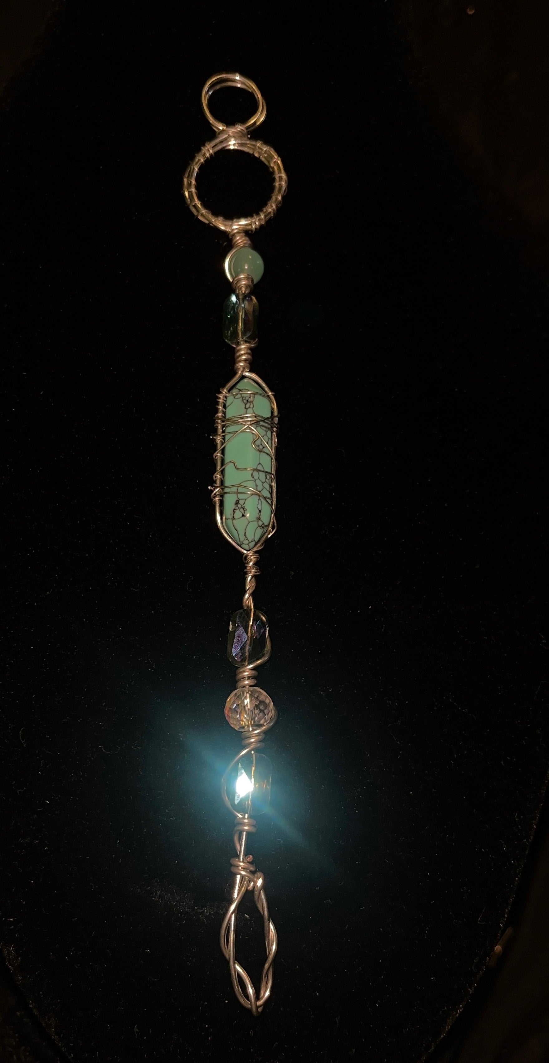 Turquoise blunt wand