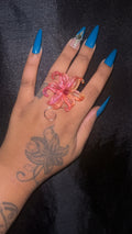Fire lily ring