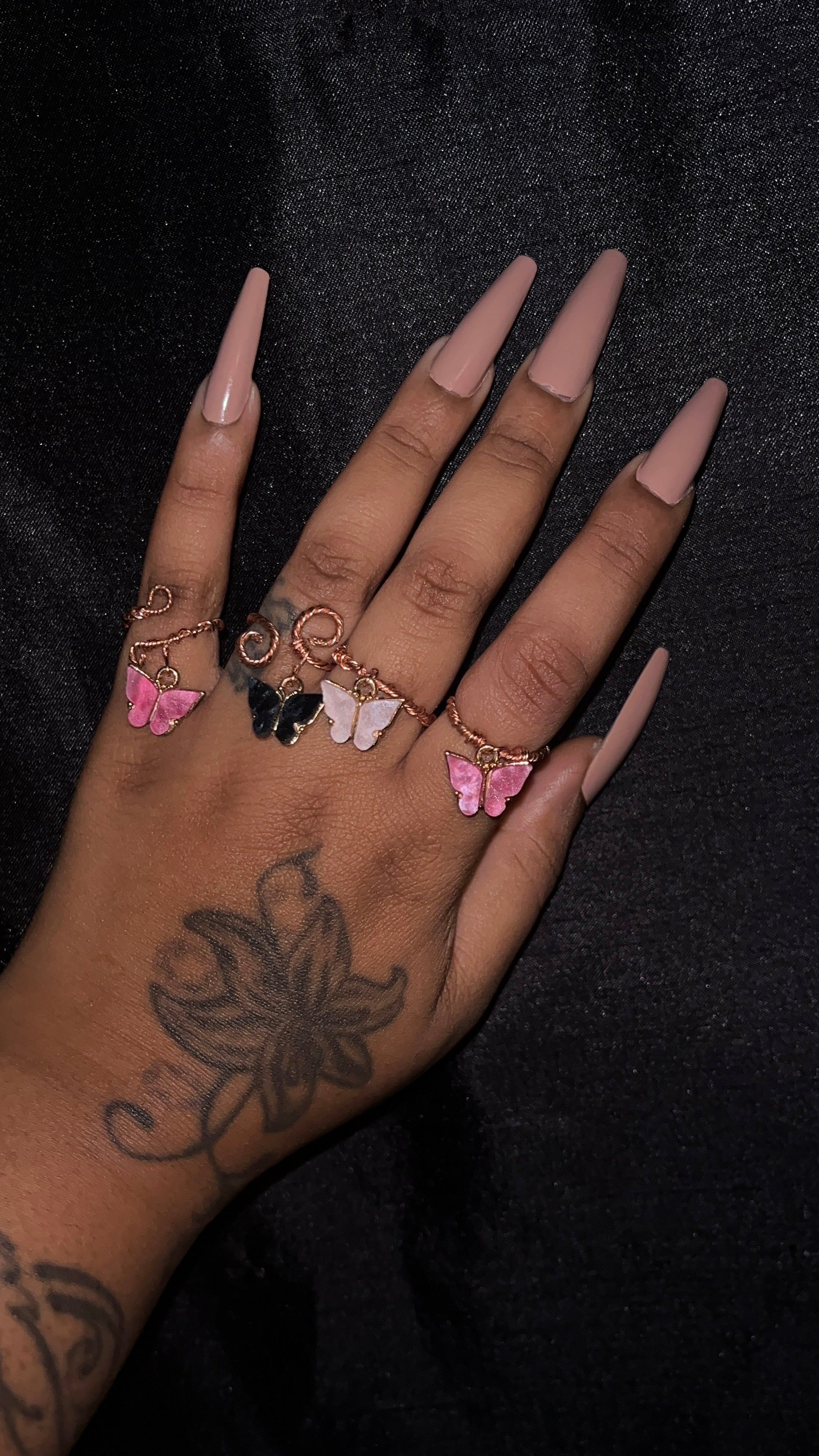 Butterfly Ring(Black)