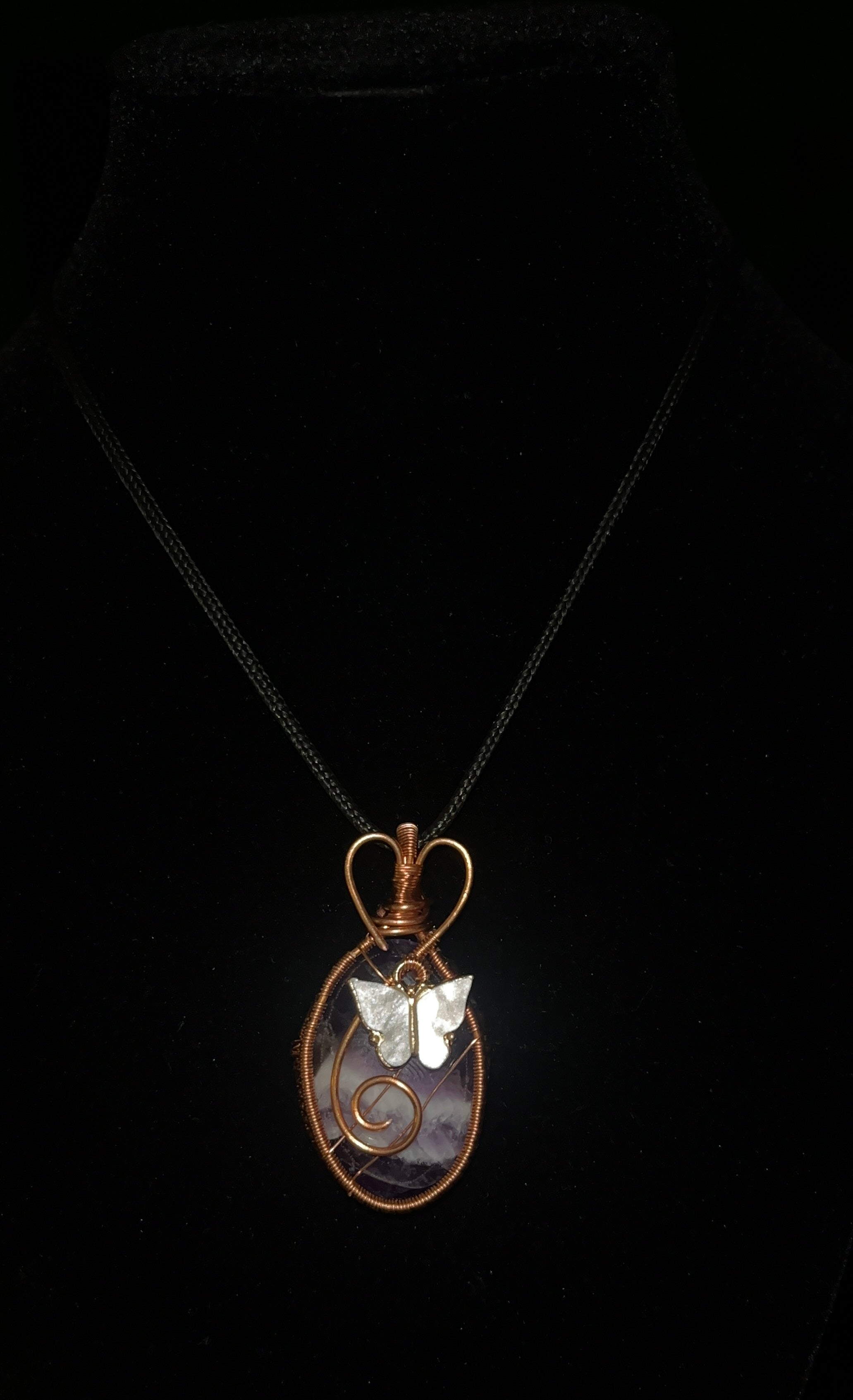 Amethyst butterfly