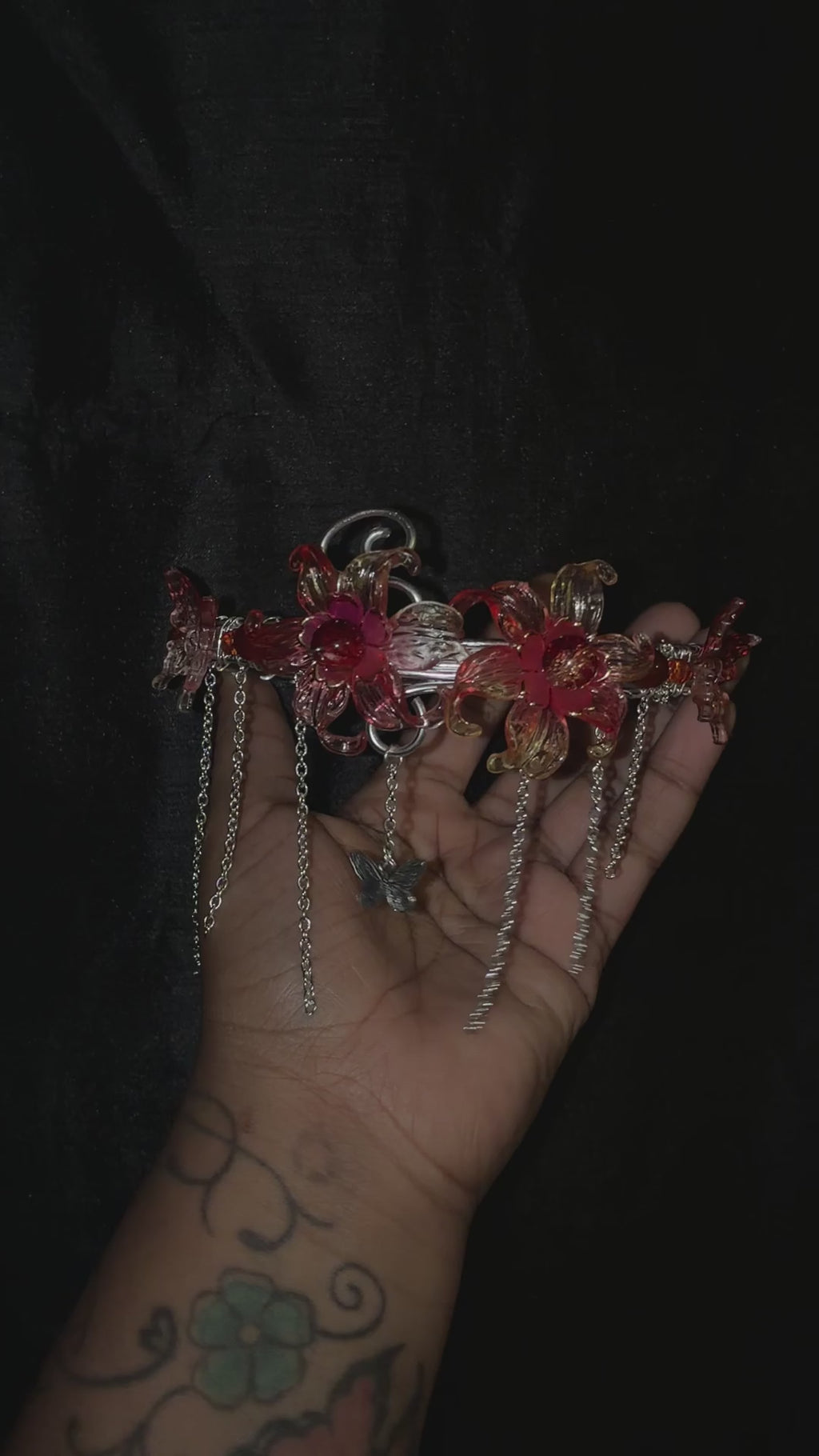 Carnelian phoenix arm cuff